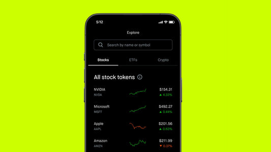 Robinhood推出股票代幣,或引領24小時交易新時代