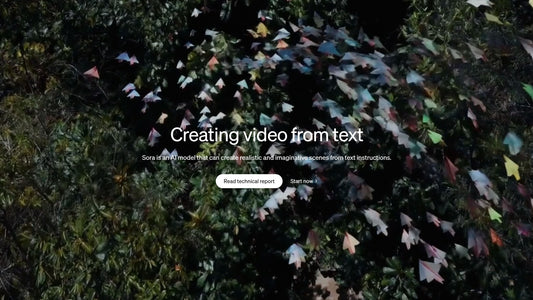 OpenAI發布AI視頻生成工具Sora，開啟生成式人工智能新篇章