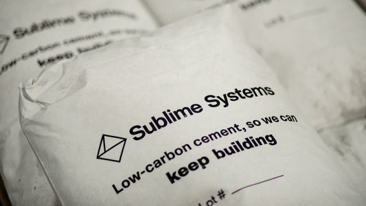 Sublime Systems水泥首次實現零碳排放水泥商業化，或改變價值千億產業？